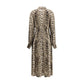 Windsor leopard satin midi Dress