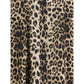 Windsor leopard satin midi Dress