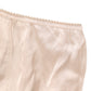Beige Rosato Silk Satin High Waist Underwear