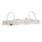 White Silk Satin Balconnet Lingerie Bra Underwear