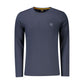 Blue Cotton Men T-Shirt