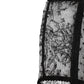 Black Sheer Polka Dot Lace High Waist Underwear
