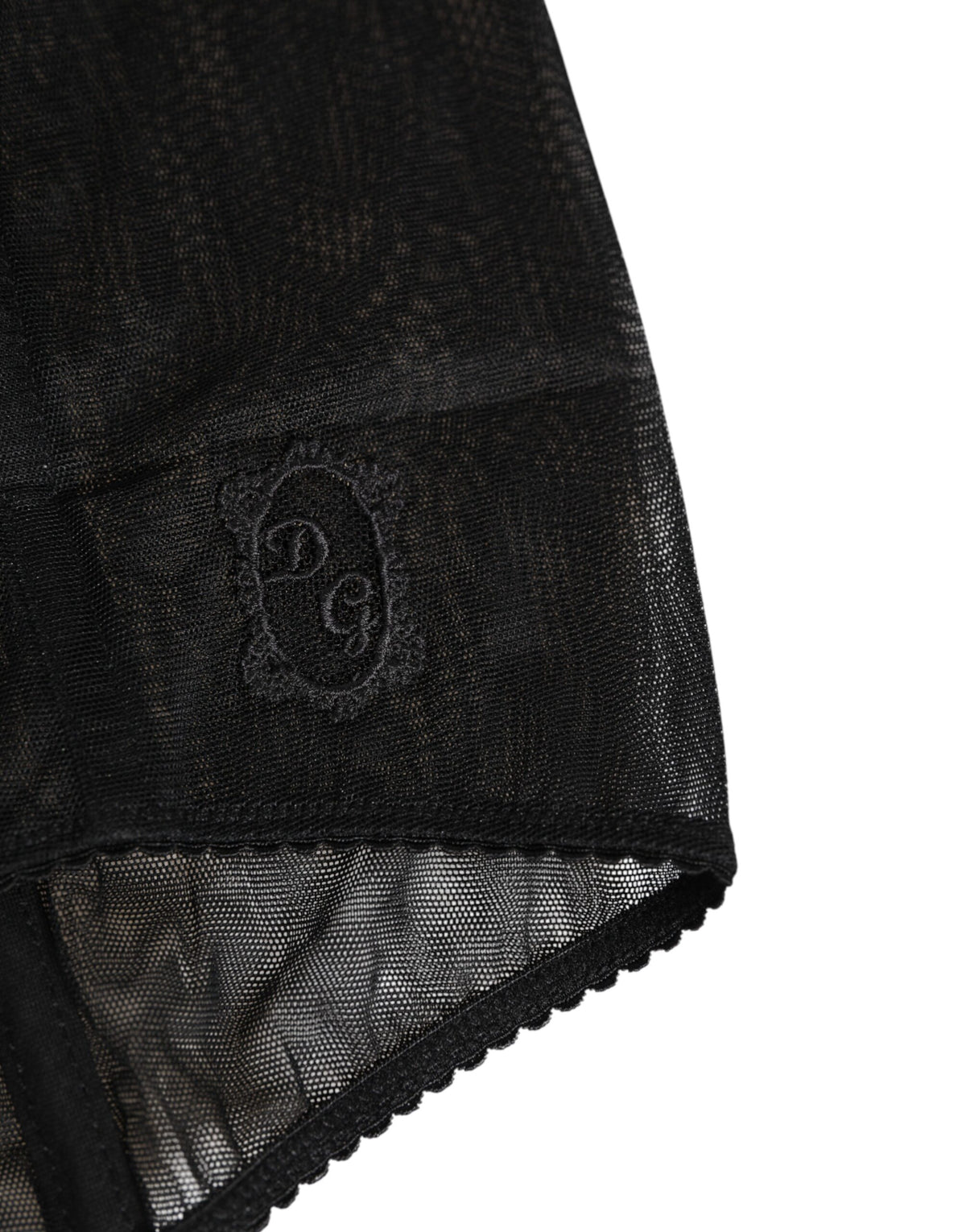 Black High Waist Mesh Sheer Shapewear Underwear