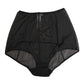 Black High Waist Mesh Sheer Shapewear Underwear
