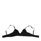 Black Lace Triangle Bralette Wireless Underwear