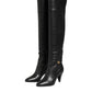 Black Leather Over-The-Knee DG Boots  Shoes