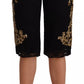 Black Lace Gold Baroque SPECIAL PIECE Shorts