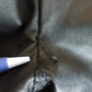 Black Leather Elastic Waist Trouser Pants