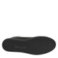 Black Leather Crystal Heart Sneakers  Shoes