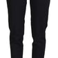 Black High Waist Skinny Trouser STAFF Pants