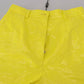 Yellow High Waist Skinny Women Trouser Pants