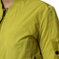 Yellow Polyamide Zipper Bomber Women’s Jacket