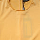 Gold Yellow Stretch Long Sleeve Bodysuit Dress