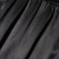 Black Silk Blend Lace Trim Sleeveless Mini Dress