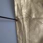 Gold High Waist Skinny Women Metallic Pants