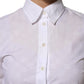 White Collared Short Sleeve Polo Shirt Top