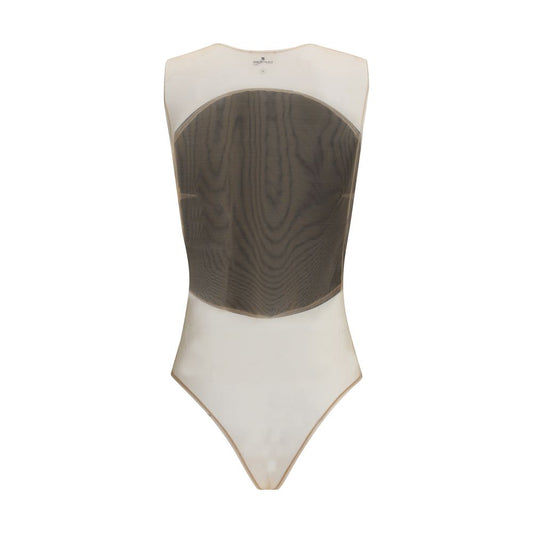 ILLUSION CIRCLE SATIN BODYSUIT