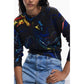 Black Polyamide Women Sweater