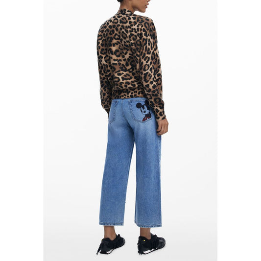 Brown Elastane Women Sweater