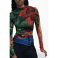 Green Viscose Women Sweater