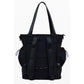 Black Polyester Women Handbag