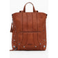 Brown Polyethylene Women Mini Backpack