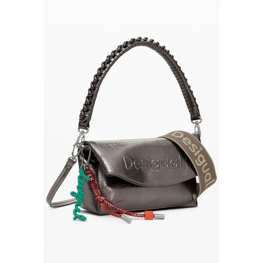 Bronze Polyethylene Women Handbag