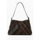 Brown Polyethylene Women Handbag