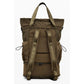 Green Polyester Women Convertible Handbag