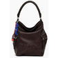 Brown Polyethylene Women Backpack