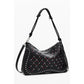 Black Polyurethane Women's Mini Bag