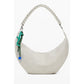 Beige Polyethylene Women Handbag