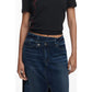 Blue Cotton Women Skirt