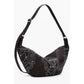 Brown Polyethylene Women Handbag