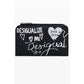 Black Polyethylene Women Wallet