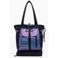 Blue Polyethylene Women Backpack