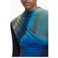 Blue Polyester Women Dress