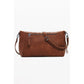 Brown Polyethylene Women Handbag