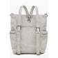 Beige Polyethylene Women Backpack