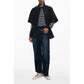 Black Polyethylene Women Poncho