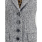 Single-breasted chevron Coat