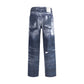 Denim print Pants