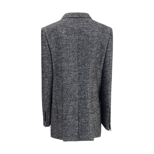 Double-breasted Chevron Blazer