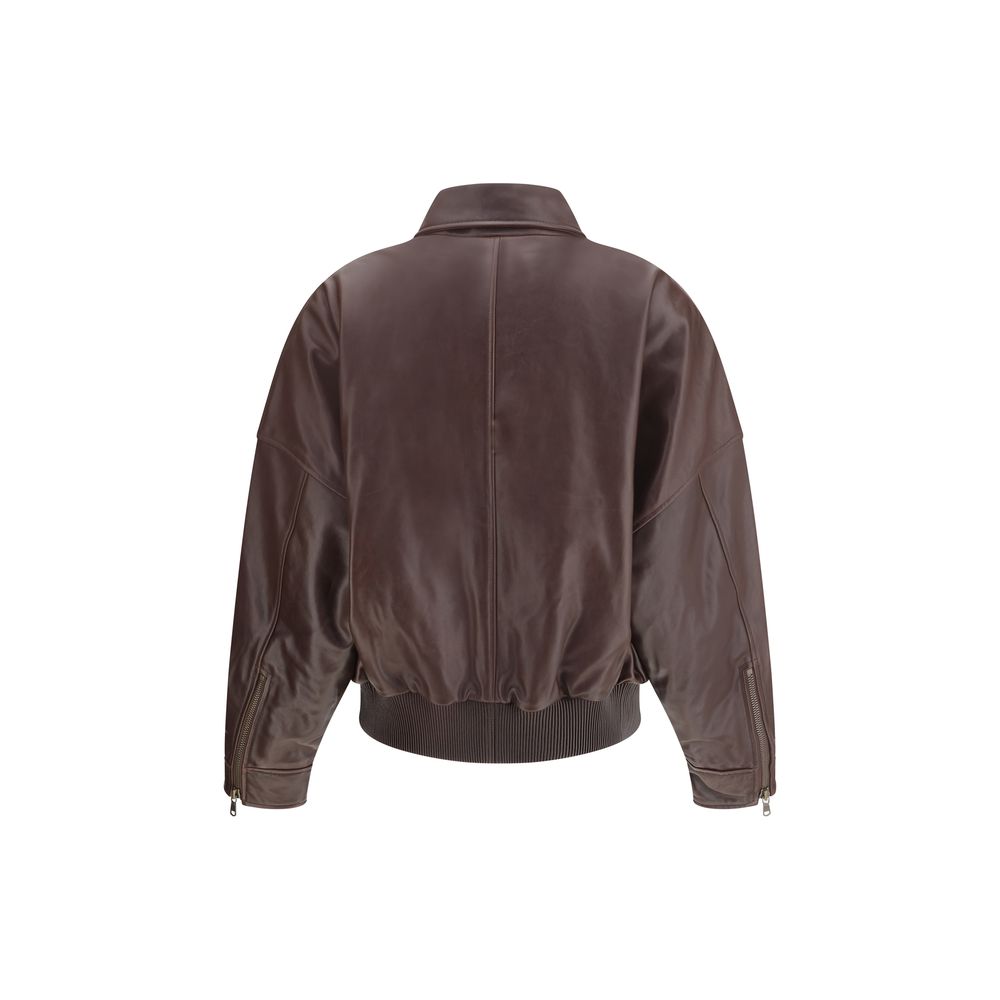 Oversized leather Jacket