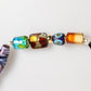 Multicolor Murano Glass Beads Brass Women Jewelry Necklace