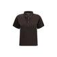 Semi-sheer polo Shirt