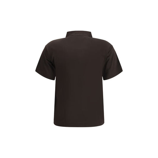 Semi-sheer polo Shirt