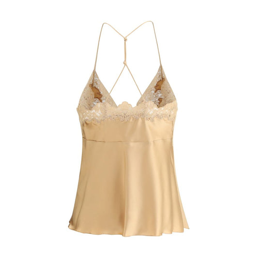 Silk and lace Top