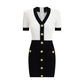 Braided pattern midi Dress