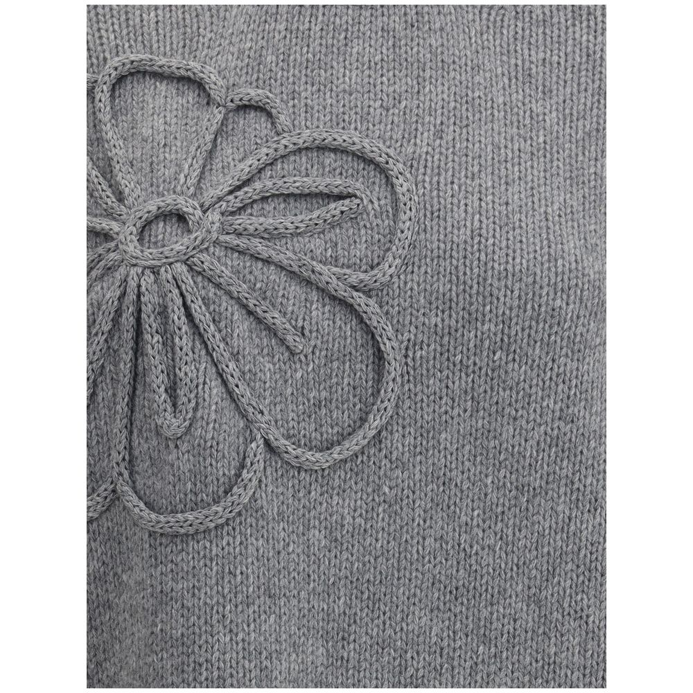 Embroidered flower Sweater